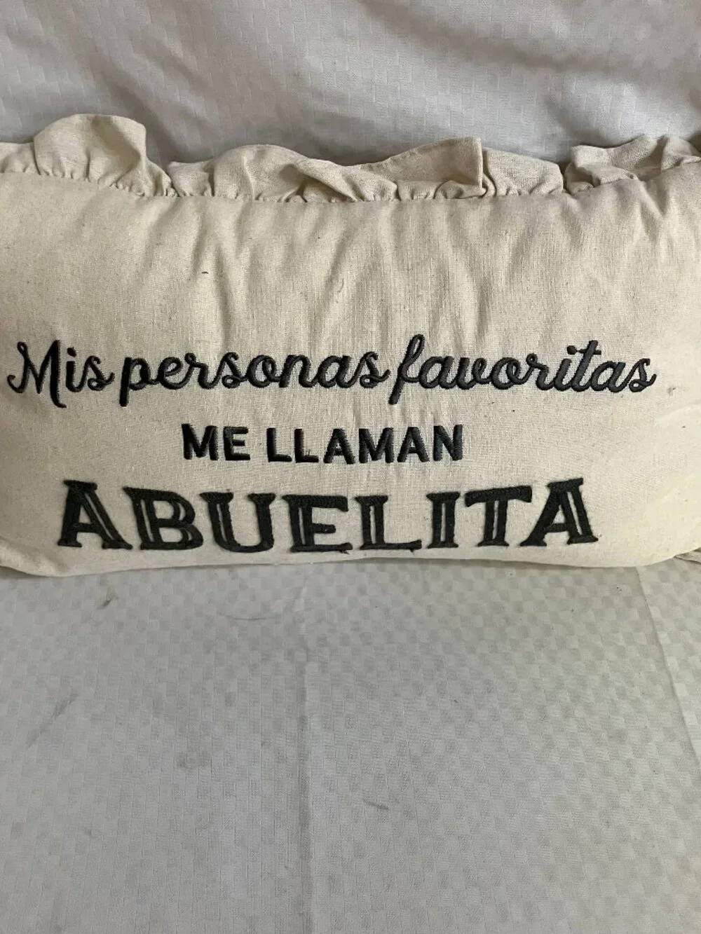 Shabby Chic Decorative Pillow 18x12